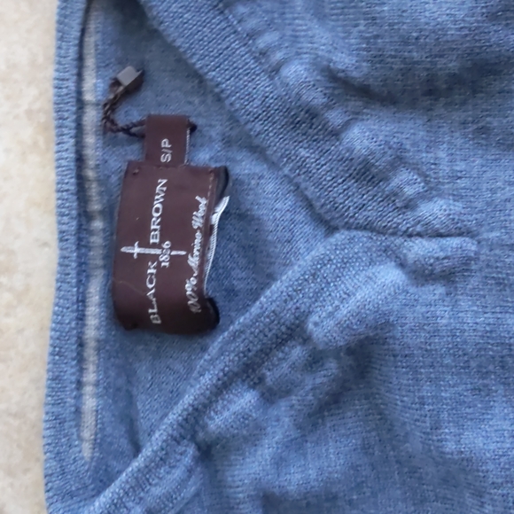 Wool Sweater in Light Blue/Grey - Picture 2 of 3